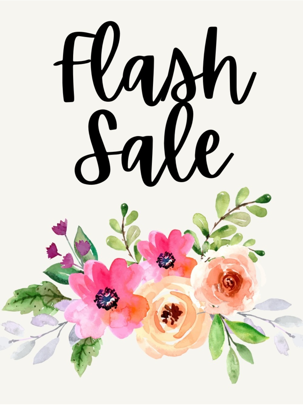 Flash Sale Floral